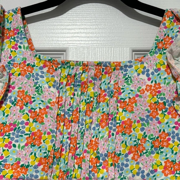 Mini Boden Floral Ruffle Dress - Picture 2 of 5